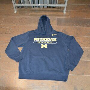 NIke Michigan Volleyball blue hoodie